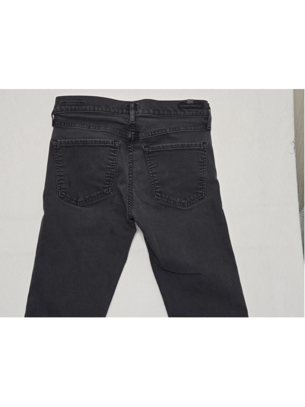 Citizens of Humanity Agnes 26 Faded Black Slim Straight Midrise Jean Denim - Picture 8 of 10